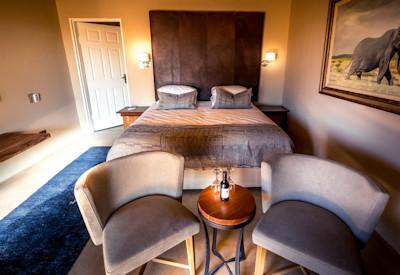 Suites are comfortably furnished with private bathrooms