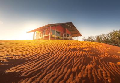 Bagatelle Kalahari offers garden rooms and exclusive dune chalets