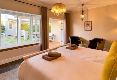 Boutique guesthouse that offers double and single rooms