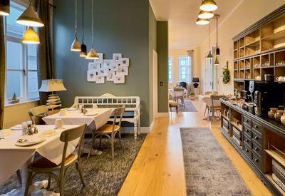 Within walking distance of the breakfast room