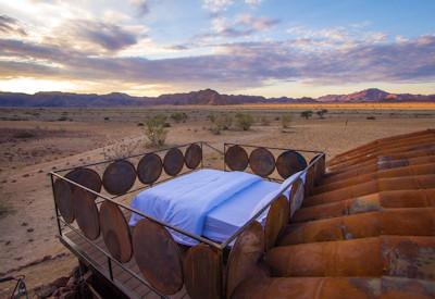 Magnificent star bed within the Namib Desert environment