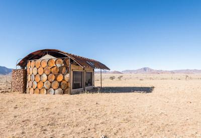 Open air en suite and semi permanent tented camp