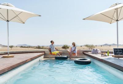 swiming pool and a mere thirty minutes drive from the gate to Sossusvlei