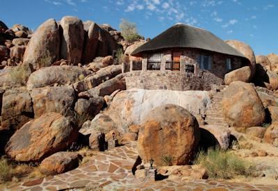 Build into the rocks