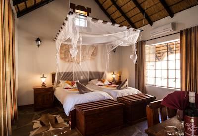 Thatched bedrooms