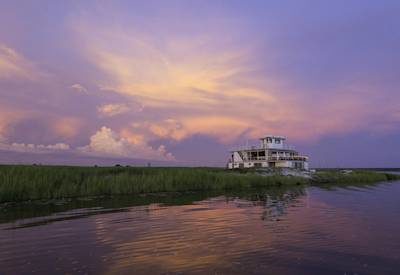 Sunset over the Chobe River