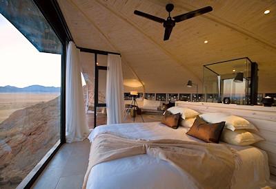 Bedroom ofering offering spectacular desert vistas