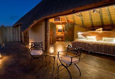 Luxurious thatched suites