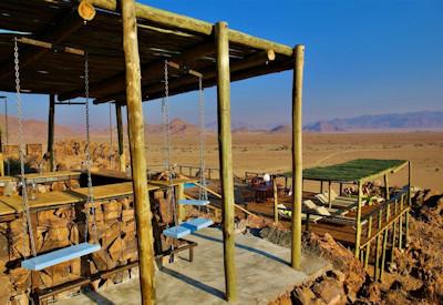 Views of the ancient Namib Desert with endless horizons