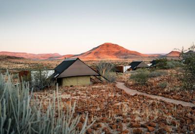 Accommodation in the foothills of the grootberg