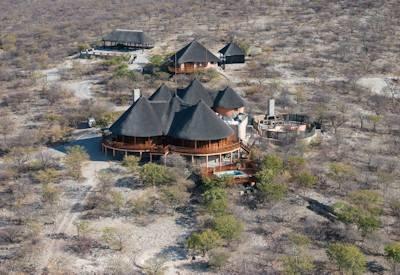 Etosha Heights private reserve from the bar area