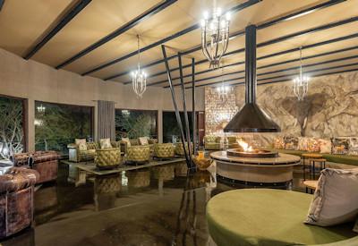 Main area offers guests an open fire for those winter evenings