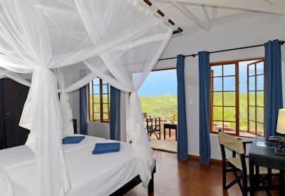 Beautiful bedroom views, twin beds