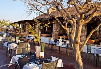 Outdoor dining area