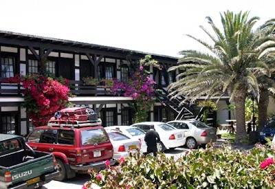 Hotel parking area