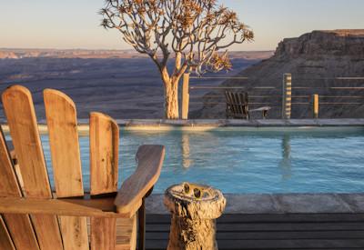 Swimming pool after that dau of mountain biking