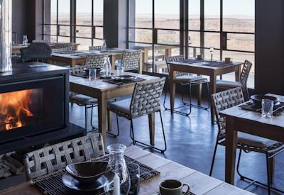 Dining with wrap around decks and exceptional service