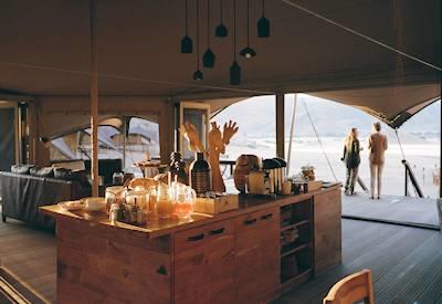 Camp bar area