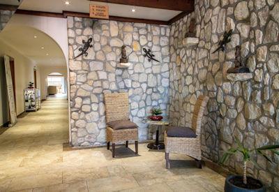 The main guest area at the hotel