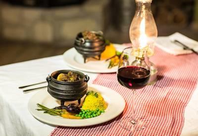 Farmhouse cuisine and wine