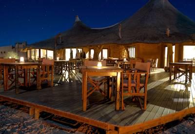Wooden viewing deck