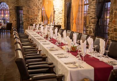 Dining room serving the finest international cuisine