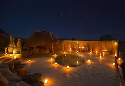 Little camp at night