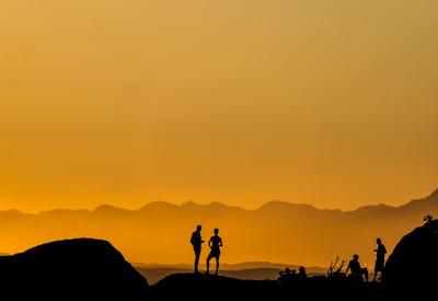 Views of the gravel plains from Mowani Mountain