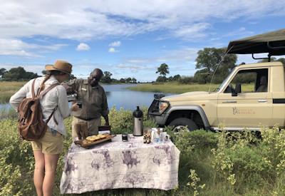 Breathtaking sunsets while out on a game drive