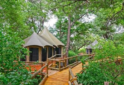 En-suite accommodation within a local conservancy