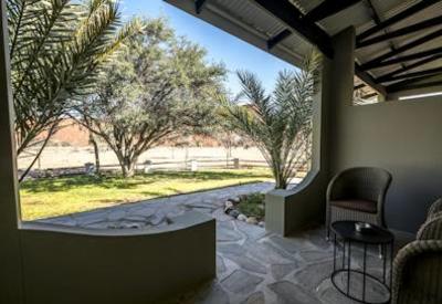 Private verandahs with desert views
