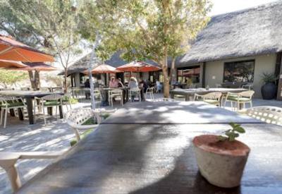 Outdoor dining area