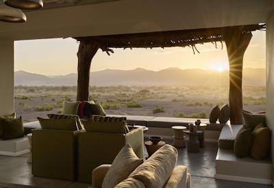 Two dining rooms in this last truly wild areas