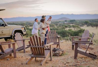 optional game drives where one can spot white rhino