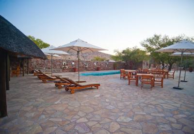 Swimming pool at Omarunga