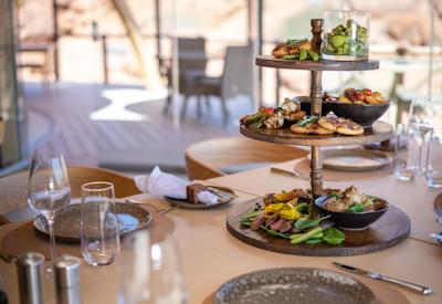 Dining in the most extraordinary landscape