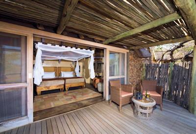 Luxurious lodge bedrooms