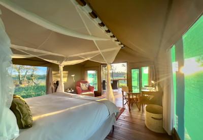 Beautifully appointed tented suites