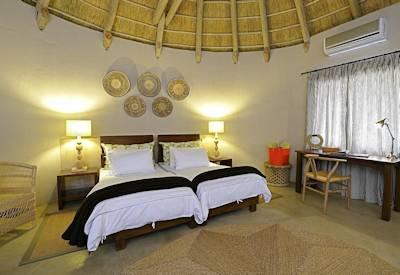 Large safari suites with mosquito nets