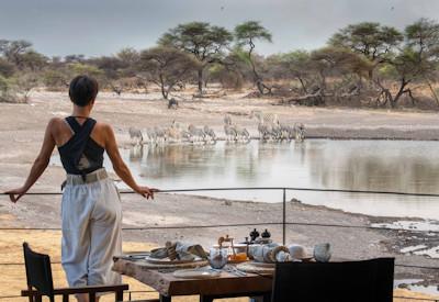 Onguma Camp with wooden decks and stunning views