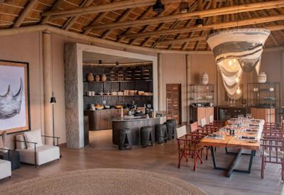 Indoor dining area with all day pantry