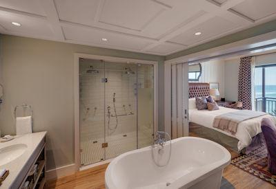 Stunning views from en-suite bathrooms and bedrooms