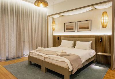 Luxury rooms and standard rooms all within walking distance