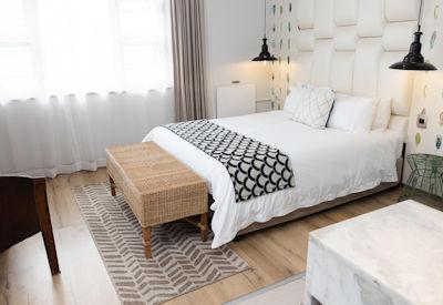 Also available are cottage rooms and luxury suites