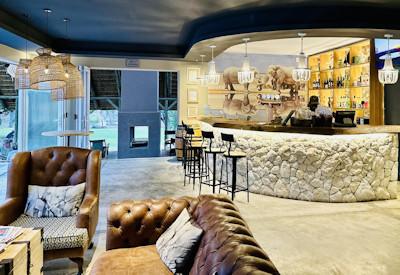 Main lounge and indoor bar area