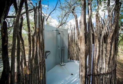 Stunning outdoor shower