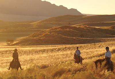 Horse riding from Boulders Camp