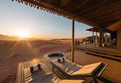Overlooking the stuning Wolwedans desert dune plateau
