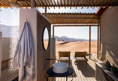 Open air en-suite bathrooms