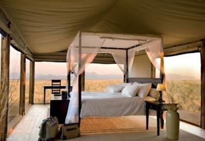 Open tented suites